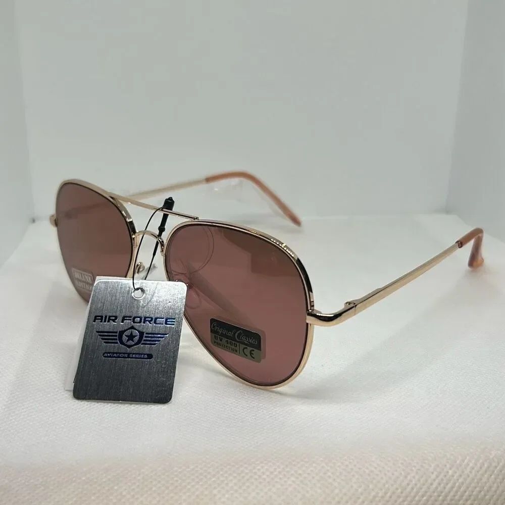 Air Force Aviator Unisex Flat Sunglasses